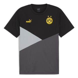 Dortmund T-Shirt Noir/Gris Homme Puma Poly 2023/2024 pas cher
