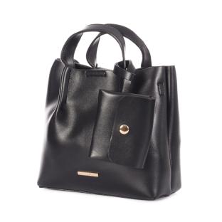 Sac à Main Noir Femme Manoukian NOAM vue 2