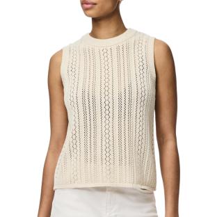 Débardeur Beige Femme Pieces Nuka vue 0