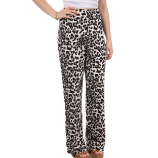 Pantalon Léopard Noir/Blanc Femme Vero Moda Easy pas cher