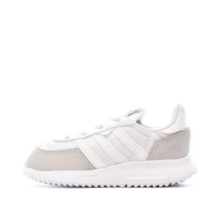 Baskets Blanches Fille Adidas Retropy pas cher