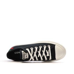 Baskets Noirs Femme Converse All Star Lift Platform Cherries vue 4