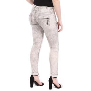 Jean Skinny Gris délavé Femme G-Star vue 2