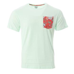 T-Shirt Bleu Homme American People Tips pas cher