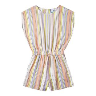 Combishort Rose/Jaune Fille O'Neill Talia Playsuit pas cher