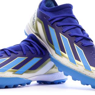 Chaussures de Foot Bleues Homme Adidas X Crazyfast League TF Messi vue 0