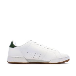 Baskets Blanches/Vertes Homme Lacoste Carnaby Cup vue 0