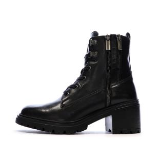 Bottines Noires Femme Geox Damiana pas cher