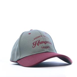 Casquette gris/bordeaux homme Hungaria Baseball French Sport Legend vue 2
