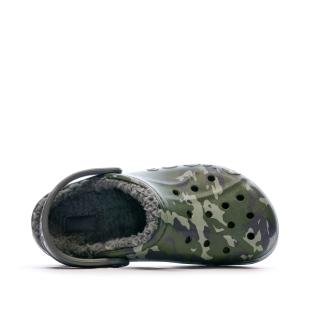 Sandales Crocs Kaki Homme Baya Lined Printed Clog vue 4