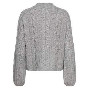 Pull Gris Femme JDY Silja 15321106 vue 2