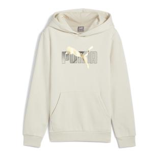 Sweat Beige Enfant Puma Ess Holida pas cher