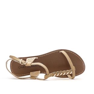 Sandales Beige Femme Chattawak PETUNIA vue 4