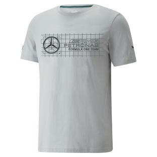 T-shirt Gris Homme Puma Mercedes Mapf1 pas cher