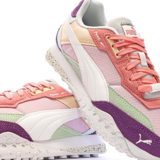 Baskets Rose/Violettes Femme Puma Blktop vue 7