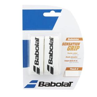 X2 Grip de Badminton Blanc Babolat Sensation Grip pas cher