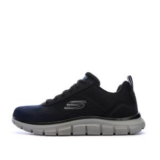 Baskets Noir/Marine Homme Skechers Track-Ripkent pas cher