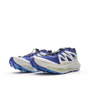 Chaussures de trail Blanche/Bleu Homme Salomon Pulsar vue 6