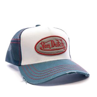 Casquette Bleu/Rouge/Blanc Homme Von Dutch Trucker vue 2