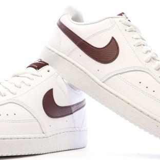 Baskets Blanc/Bordeaux Homme Nike Court Vision Low vue 7