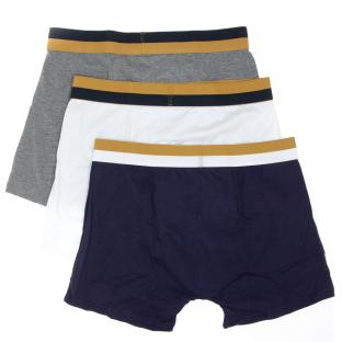 Lot de 3 Boxers Marine/Blanc/Gris Homme Teddy Smith 1TS/52/9 vue 0