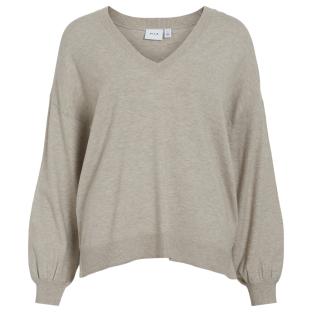 Pull Beige Femme Vila Comfy pas cher