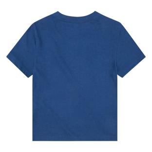 Camiseta azul marino para niño Levi's Junior con estampado gráfico ver 0