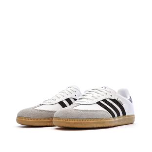 Weiß/Braune Unisex-Sneaker Adidas Samba OG Ansicht 0
