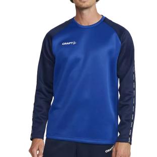 Sweat Bleu Homme Homme Craft Crewneck pas cher