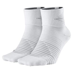 2 pares de calcetines grises/blancos para hombre Nike Corrida ver 0