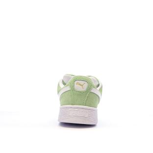Baskets Vert/Blanc Femme Puma Suede XL vue 3