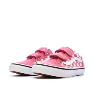 Baskets Rose Fille Vans Old Skool vue 6