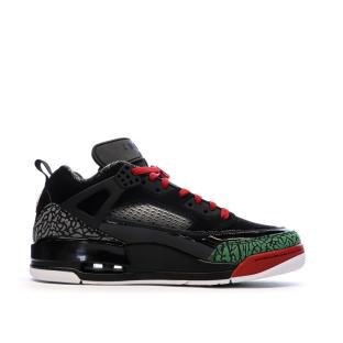 Baskets Noires/Rouges Homme Nike Jordan Spizike Low vue 2