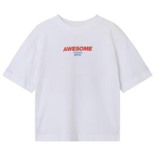 T-shirt Blanc Garçon Name it Jopo pas cher