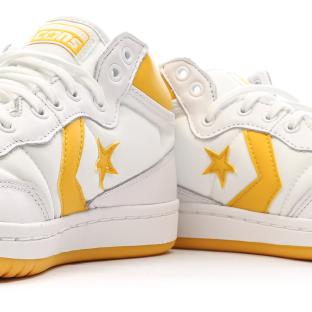 Baskets Blanches/Orange Homme Converse Fastbreak vue 0