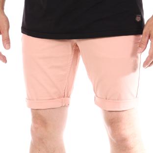 Short Rose Homme Paname Brothers Bermuda Chino pas cher