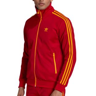 Veste de survêtement Rouge Homme Adidas HK7407 pas cher