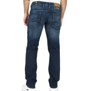 Jean Droit Bleu Foncé Homme Diesel Safado vue 0