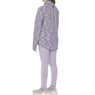 Under Armour 1/4-Zip-Leggings in Violett für Mädchen Ansicht 0