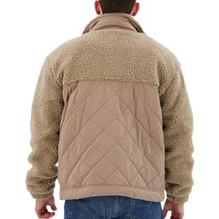 Veste Sherpa Marron Homme SUPERDRY Workwear Hybrid vue 2