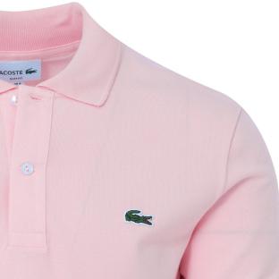Polo Rose Homme Lacoste L1264IXA vue 2