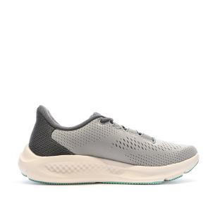 Damen Under Armour Charged Pursuit Running Schuh Grau/Türkis Ansicht 0