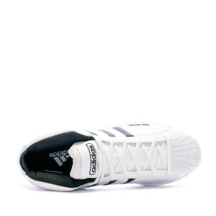 Chaussures de Basketball Blanches Homme Adidas Pro Model 2G vue 4