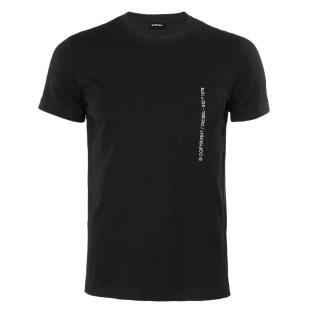 T-shirt Noir Homme Diesel T-Rubin pas cher