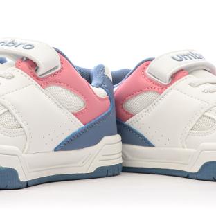Baskets Blanches/Bleu/Rose Fille Umbro Travys vue 7