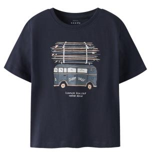 T-Shirt Marine Garçon Name it Vagno vue 0