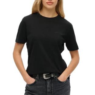 T-Shirt Noir Femme Superdry W1011644A pas cher