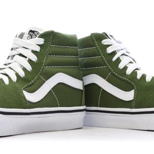 Baskets Verte Mixte Vans Sk8-hi Color Theory Pesto vue 7