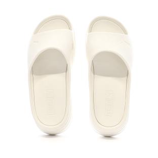 Claquettes Blanches Femme Puma Mayze vue 3