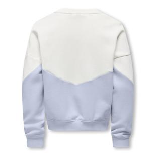 Sweat Mauve/Blanc Fille Kids ONLY Kogruna vue 0